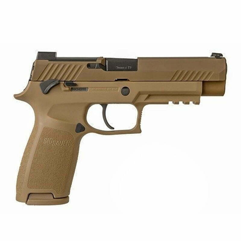 Pistola SIG SAUER P320 M17 C/Trava 9mm Luger Aço Polímero Coyote