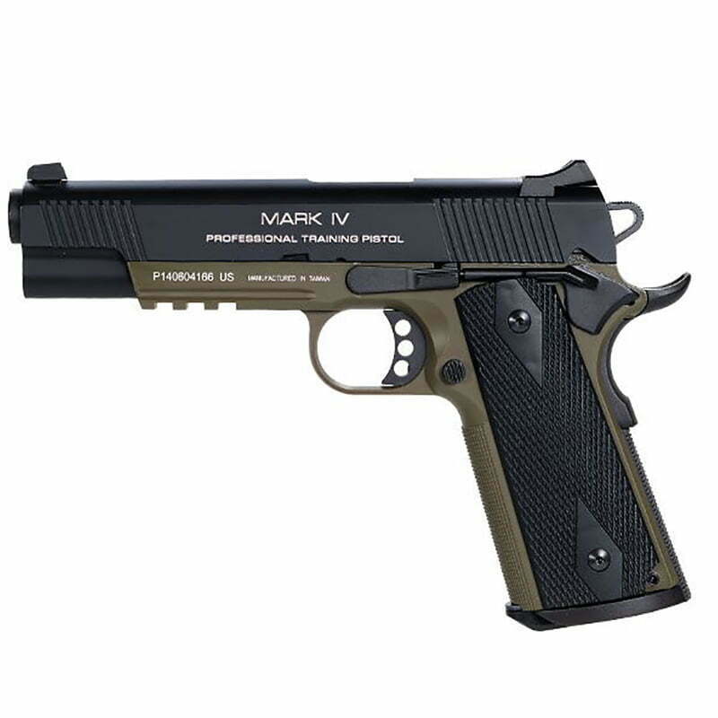 Pistola KWA 1911 MARK IV PTP GBB Ful Metal Verde