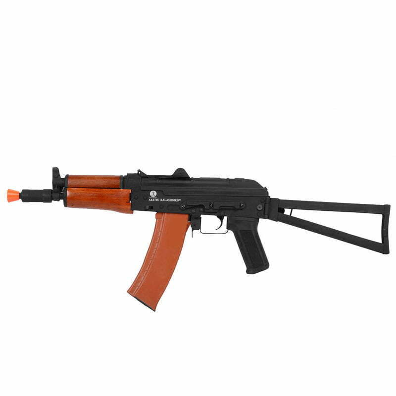 Rifle de Airsoft Aeg Cybergun AKS74U 6mm Full Metal Preto